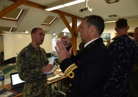 Narai-išminuotojai sunaikino šalia Klaipėdos uosto vartų rastą jūrinę miną - 1
