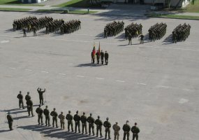 Kunigaikščio Vaidoto batalionas minėjo 21-ąsias kovinės vėliavos įteikimo batalionui metines  - 1