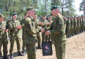 Kunigaikščio Vaidoto batalionas minėjo 21-ąsias kovinės vėliavos įteikimo batalionui metines  - 2