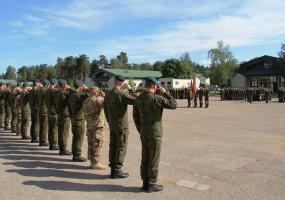 Kunigaikščio Vaidoto batalionas minėjo 21-ąsias kovinės vėliavos įteikimo batalionui metines  - 3