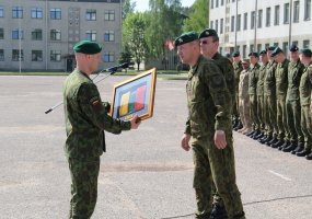 Kunigaikščio Vaidoto batalionas minėjo 21-ąsias kovinės vėliavos įteikimo batalionui metines  - 4