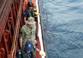 Lietuvos kariai baigė Europos Sąjungos karinę jūrų operaciją prie Somalio krantų „Atalanta - 2