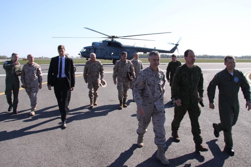 Chief of Defence of Spain General Admiral Fernando García Sánchez on visit in Lithuania