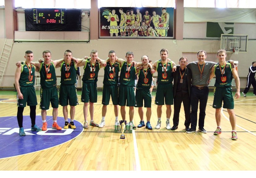 Kariuomenės krepšinio komanda iškovojo Sostinės krepšinio B lygos bronzą