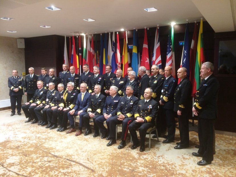 Lietuvos kariuomenės karinių jūrų pajėgų vadas dalyvavo Europos valstybių KJP vadų konferencijoje...