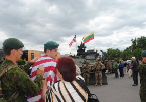 Vilkaviškyje ir Panevėžyje praūžė „Dragūnų žygis II“  - 1