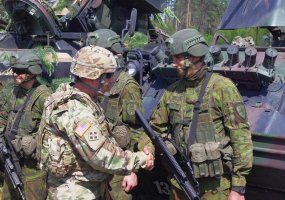 „Anakonda-16“ pratybų dalyvius aplankė JAV generolas  - 4