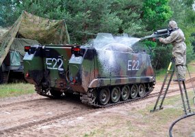 Priešpaskutinę  pratybų  „Anakonda-16” dieną – draugiškas nušvarinimas  - 1
