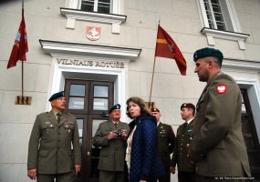 Lenkijos Baltstogės regioninio karinio štabo vadovybės vizitas Krašto apsaugos savanorių pajėgose - 2