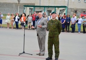 Lietuvos didžiojo kunigaikščio Gedimino štabo batalione įvyko pirmųjų  šauktinių karių išleidimo... - 1