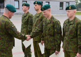 Lietuvos didžiojo kunigaikščio Gedimino štabo batalione įvyko pirmųjų  šauktinių karių išleidimo... - 4