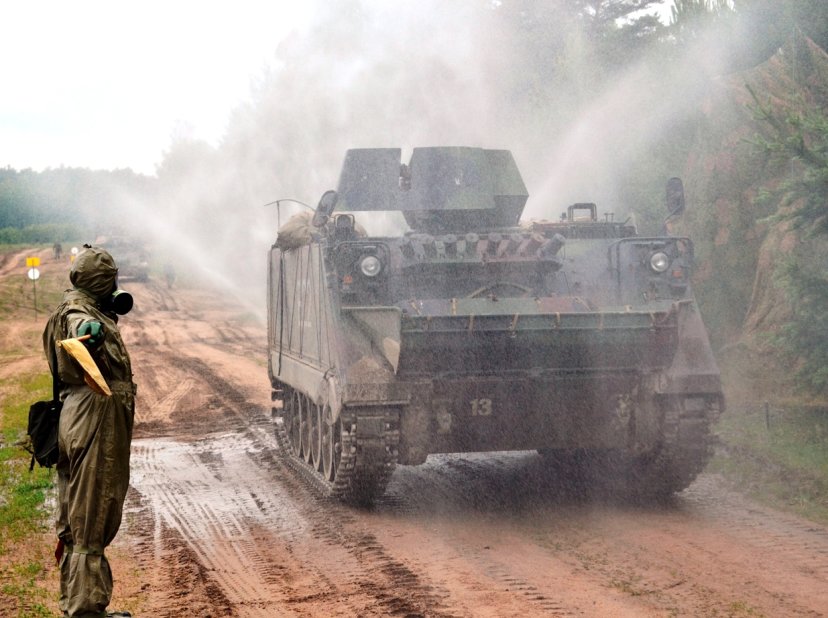 Priešpaskutinę  pratybų  „Anakonda-16” dieną – draugiškas nušvarinimas 