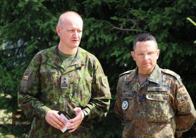 Išvyko keturis mėnesius Lietuvoje treniravęsi Vokietijos 291 bataliono kariai - 4
