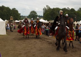 Lietuvos kariai dalyvavo Žalgirio mūšio inscenizacijoje Lenkijoje - 1