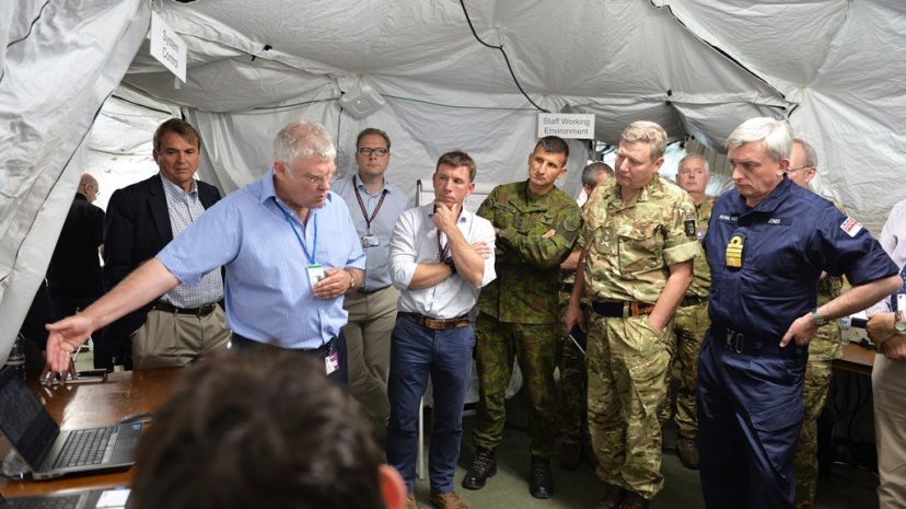 Lithuanian officers train in JEF exercise in the United Kingdom 