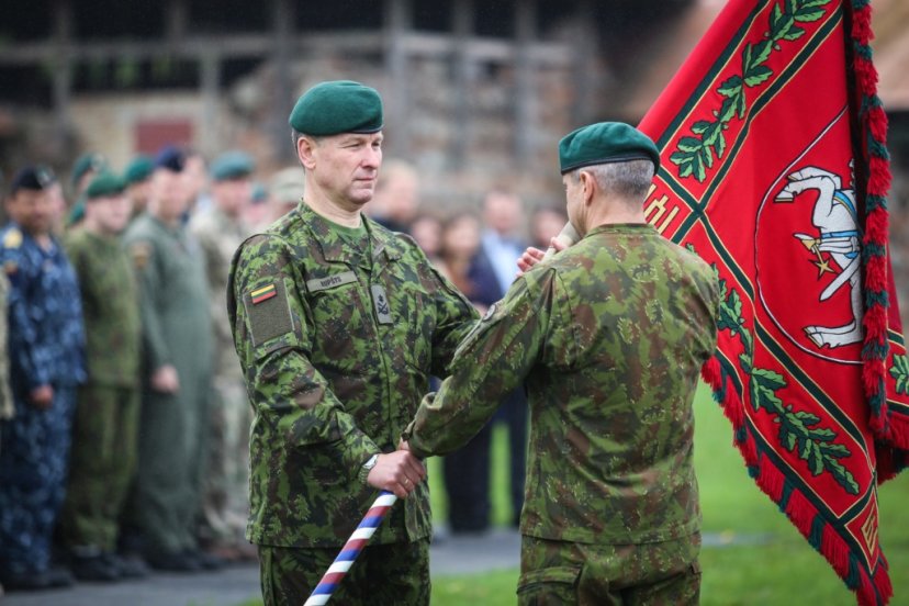 Lithuanian Land Force is in command of Brigadier General V. Rupšys