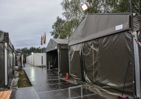Vokietijos kariai į pratybas Lietuvoje atsivežė ne tik haubicų, bet net ir savo pašto skyrių - 2
