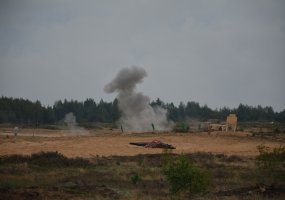 Vyksta jungtinės Lietuvos, Lenkijos ir JAV karių pratybos - 1