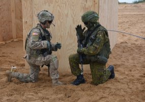 Vyksta jungtinės Lietuvos, Lenkijos ir JAV karių pratybos - 5