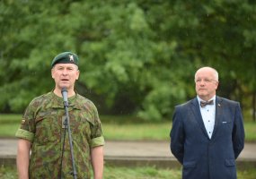 Į atsargą išlydėti tarnybą baigę Sausumos pajėgų štabo Ryšių kuopos šauktiniai - 4