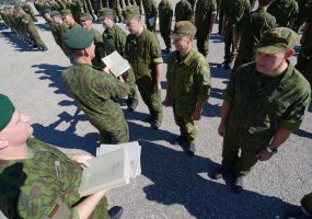 Vaidoto batalione – rezervistų išlydėjimo ceremonija - 1