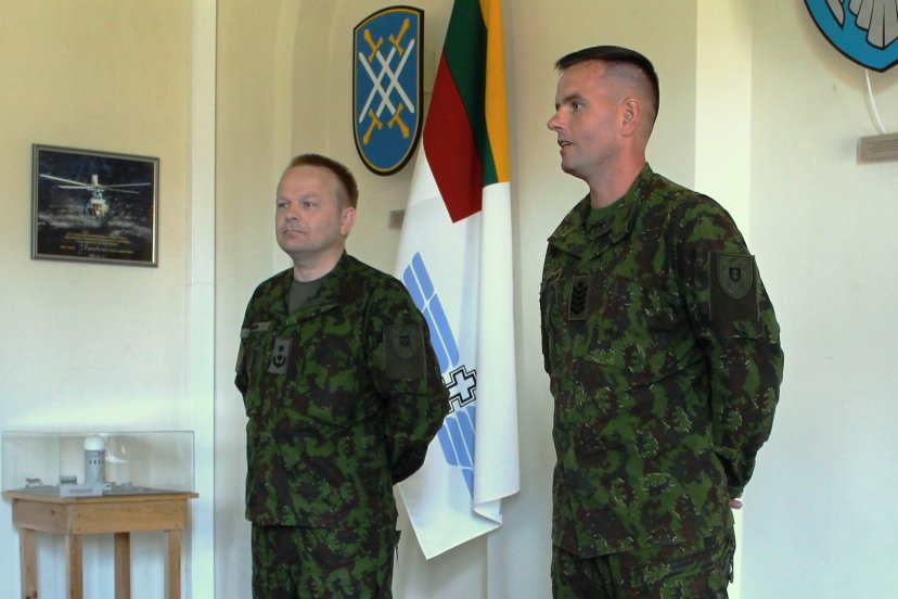Keitėsi Lietuvos kariuomenės Karinių oro pajėgų struktūrinių vienetų vyriausieji puskarininkiai