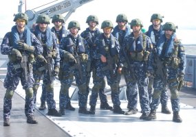 Bendrose KJP ir VSAT pratybose - sąveikos patikrinimas  vykdant sugriežtintą  teritorinių vandenų... - 2