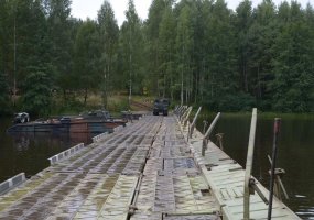 Inžinerijos batalionas atsisveikino su pontonine perkėla  - 4