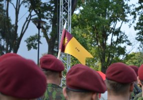 Kalvarijoje atkurta Krašto apsaugos savanorių pajėgų 110-oji lengvųjų pėstininkų kuopa - 3