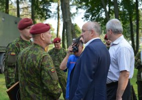 Kalvarijoje atkurta Krašto apsaugos savanorių pajėgų 110-oji lengvųjų pėstininkų kuopa - 6