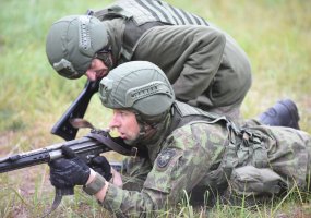 Kariai savanoriai dalyvauja minosvaidininkų pratybose ,,Perkūnas 2016“ - 1