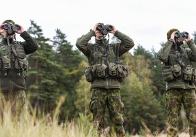 Kariai savanoriai dalyvauja minosvaidininkų pratybose ,,Perkūnas 2016“ - 2