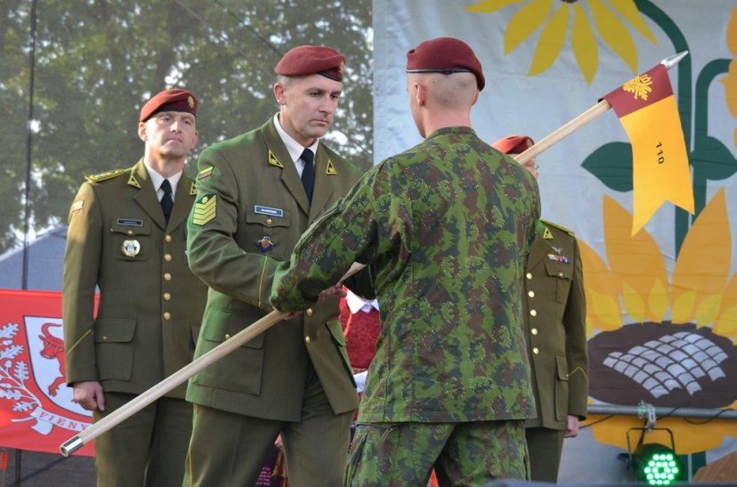 Kalvarijoje atkurta Krašto apsaugos savanorių pajėgų 110-oji lengvųjų pėstininkų kuopa