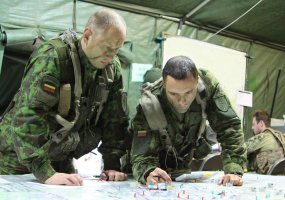 Baigėsi vienu metu dviejose šalyse vykusios tarptautinės pratybos „Allied SpiritV - 1