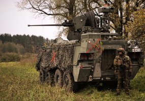 Baigėsi vertinamosios lauko taktinės pratybos „Tvirtas skydas 5.2“ - 2