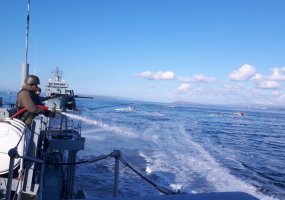 LNS Skalvis of the Lithuanian Navy attended Joint Warrior naval training off the coast of Scotland - 5