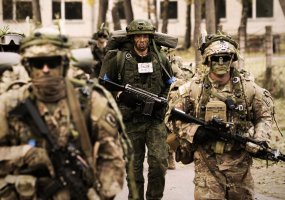 Lithuanian volunteer soldiers train side by side with allied colleagues  - 3