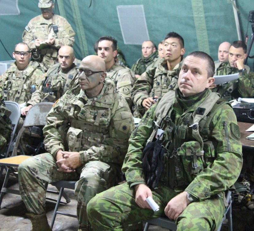 Pratybose Vokietijoje Lietuvos karių štabas vadovauja jungtinei NATO pajėgų brigadai