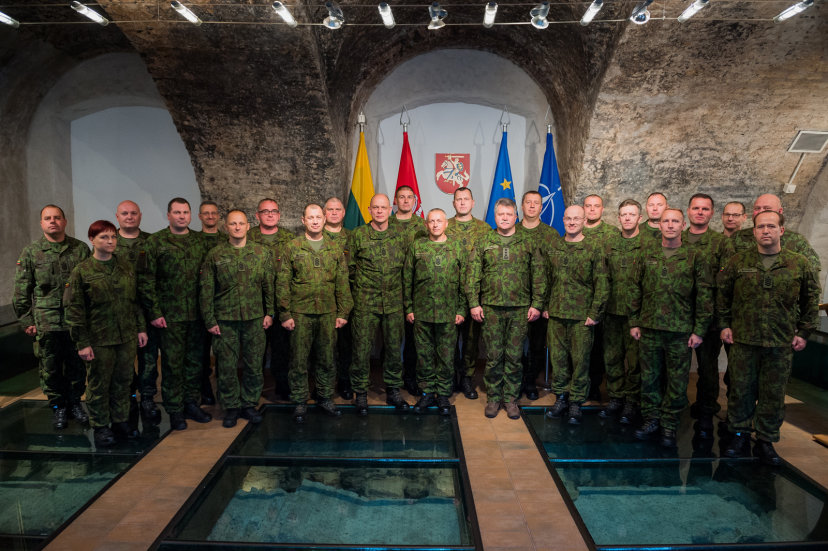 Įvyko seržanto majoro karinio laipsnio suteikimo ceremonija