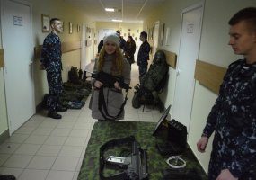 Karinių jūrų pajėgų Logistikos tarnybos Apsaugos kuopoje vyko svečių diena - 3