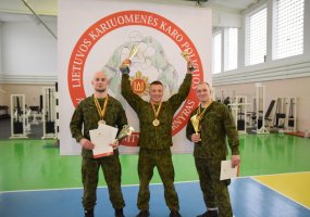Karo policija organizavo pirmąjį Lietuvos kariuomenės atvirąjį grumtynių turnyrą  - 1