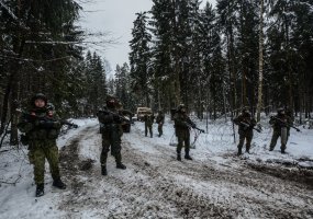 Rezervo karių pagrindu suformuotas batalionas „Feniksas“ dalyvauja tarptautinėse pratybose... - 1