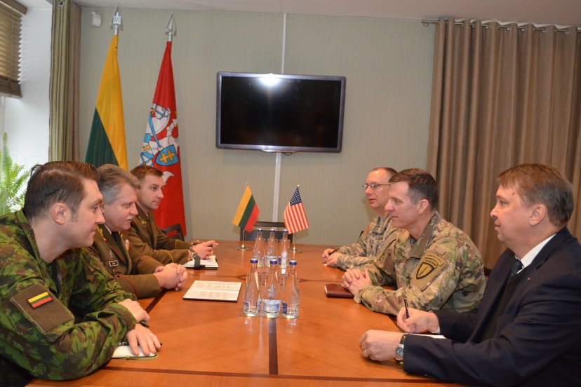 Chief of Defence of Lithuania met with Commander of the U.S. Special Operations Command Europe in...