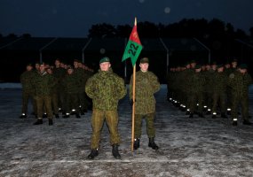 Didžiojo Lietuvos etmono Jonušo Radvilos mokomajame pulke Bazinį kario kursą baigė paskutinieji... - 3