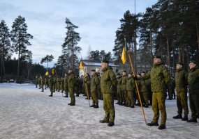 Kęstučio batalione sutikti iš Ukrainos grįžę instruktoriai - 2