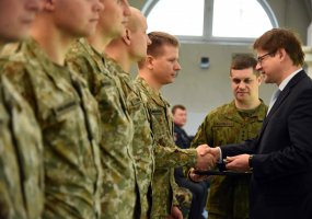 Į NATO tarptautinę misiją Afganistane išlydėta Karo policininkų grupė - 3