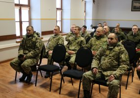 Juozo Vitkaus inžinerijos batalione lankėsi Lietuvos ir Ukrainos kariuomenių vyriausieji... - 3