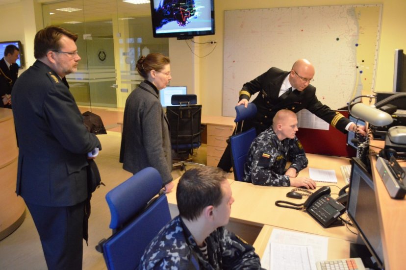 Karinėse jūrų pajėgose lankėsi Švedijos Karalystės ambasadorė
