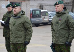 Logistikos valdybos pajėgose - vyriausiųjų puskarininkių pasikeitimas - 2