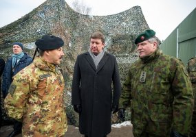 Rukloje iškilmingai pasveikintas NATO priešakinių pajėgų batalionas  - 2